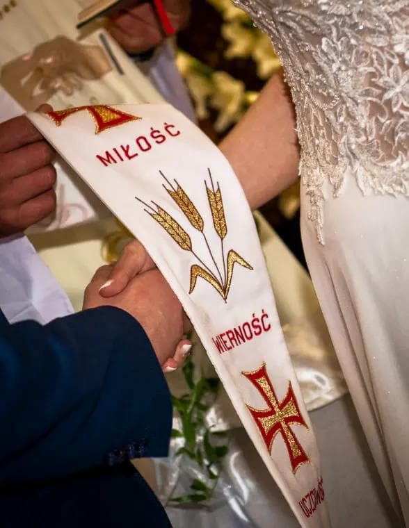 Przysięga ślubna w kościele